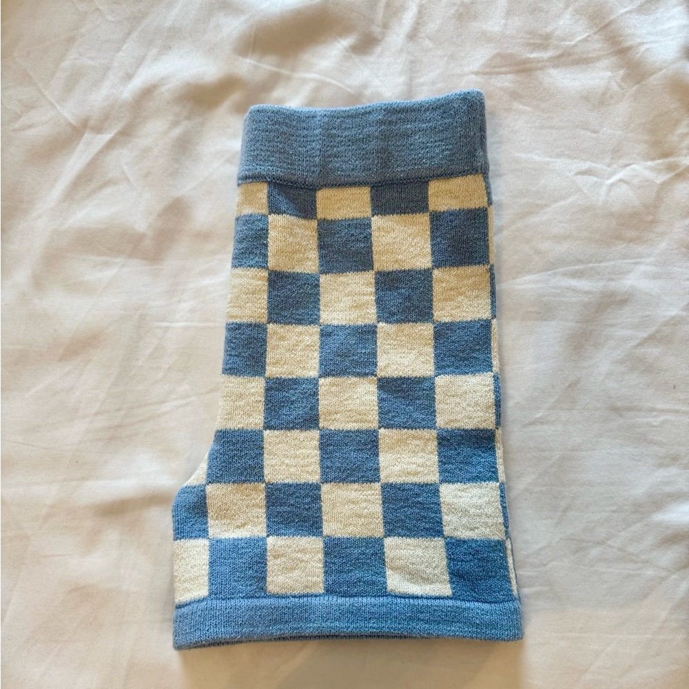 BELLE THE LABEL Knit Checker Short (size small)